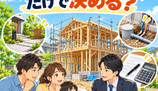 「建物本体価格が安い。でも、家づくりの総額はいくらですか？」